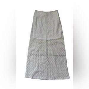 White Mesh Skirt